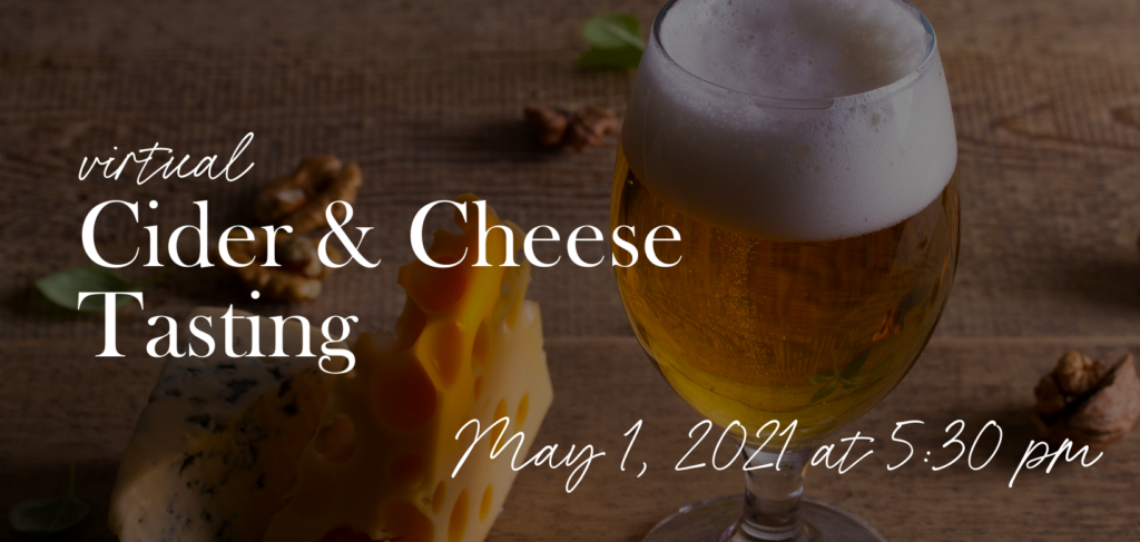 Cider & Cheese Tasting banner