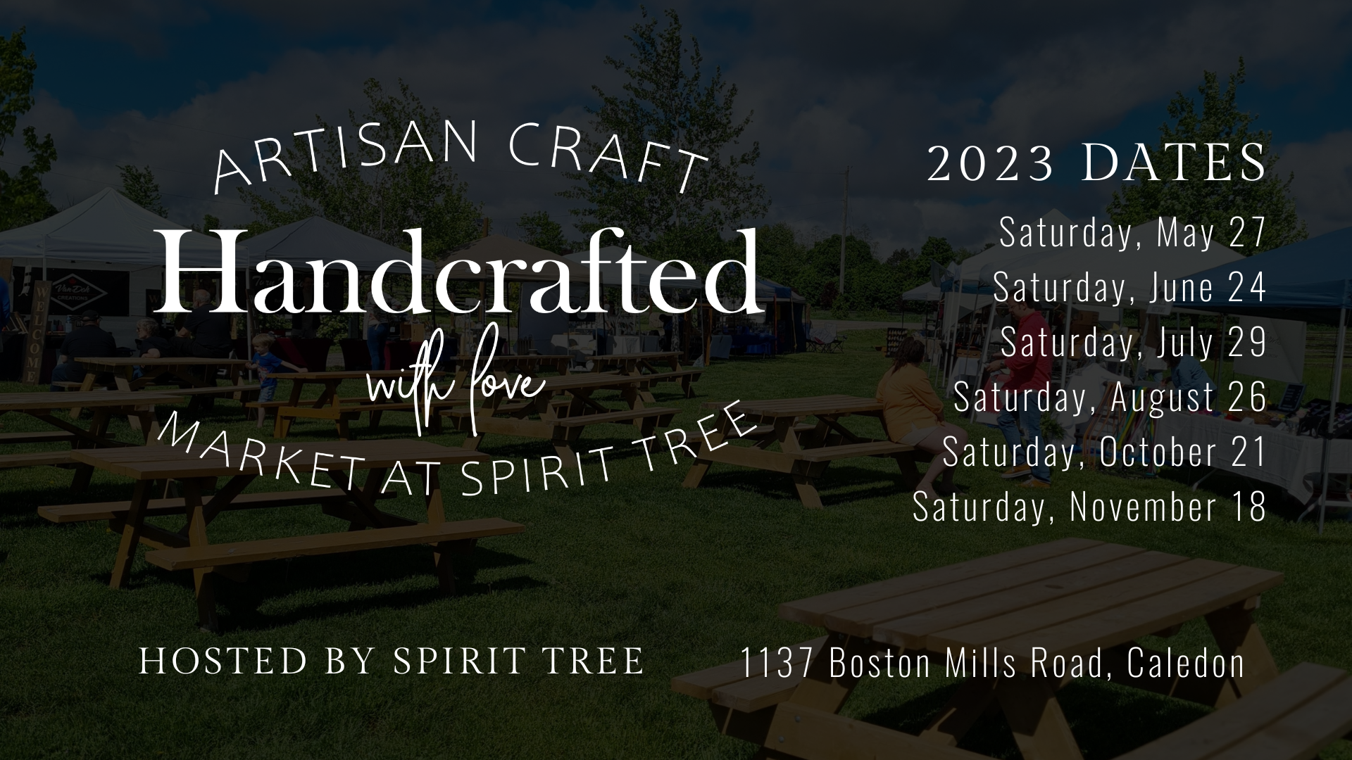 Handcrafted with Love Artisan Market 2023 banner