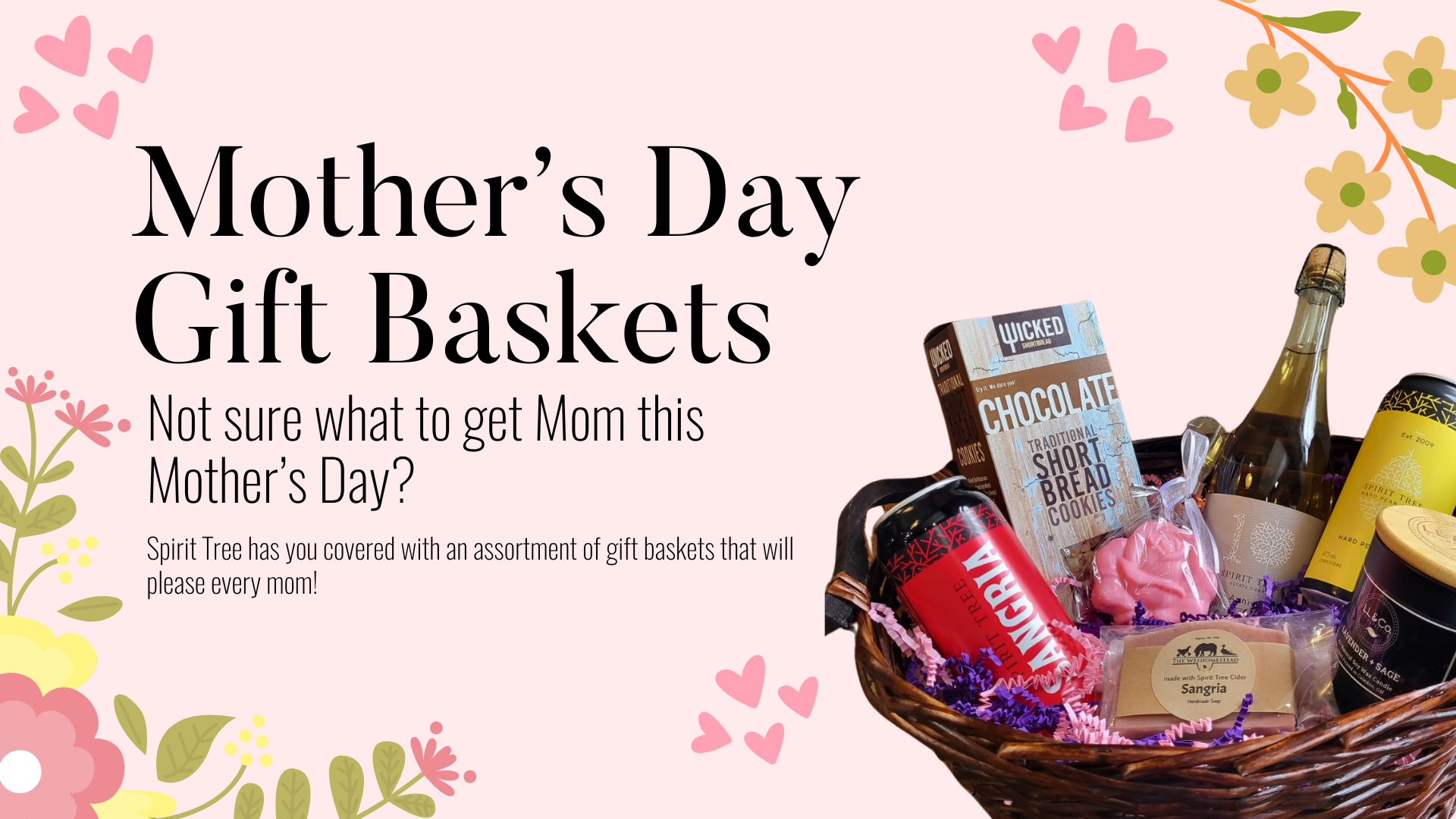 Mother's Day Basket Banner
