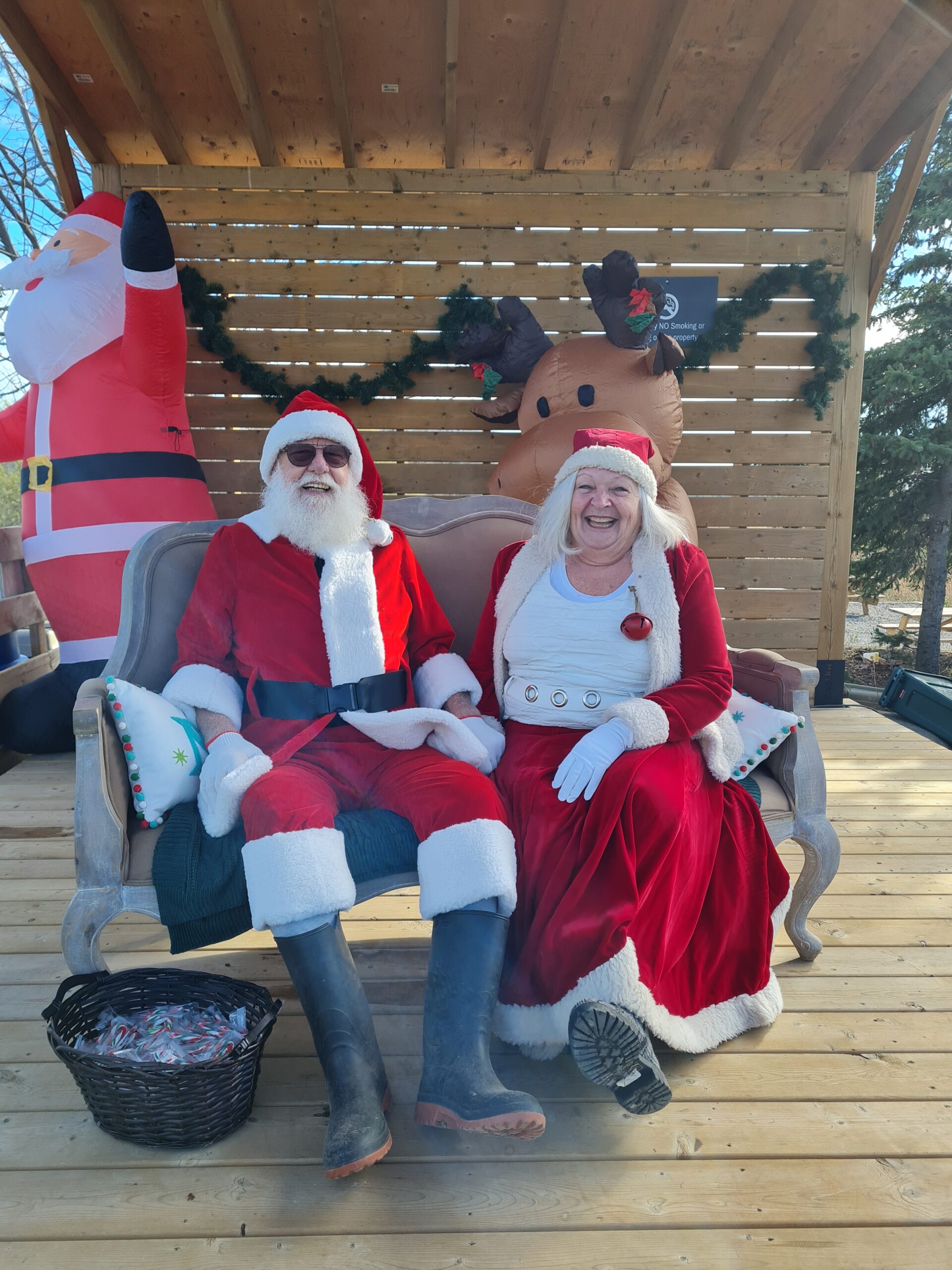 Santa with Mrs. Claus