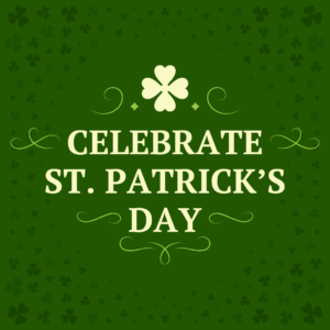 Celebrate St. Patricks Day at Spirit Tree