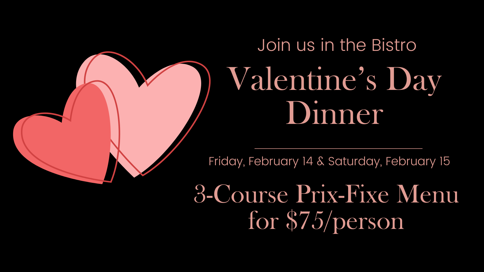 Valentine's Day Dinner at Spirit Tree