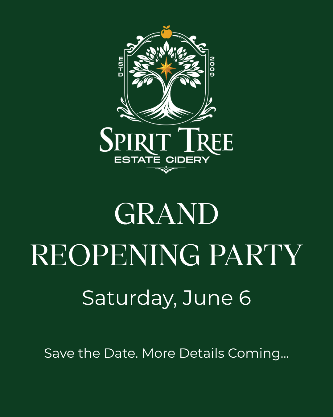 Grand Reopening post