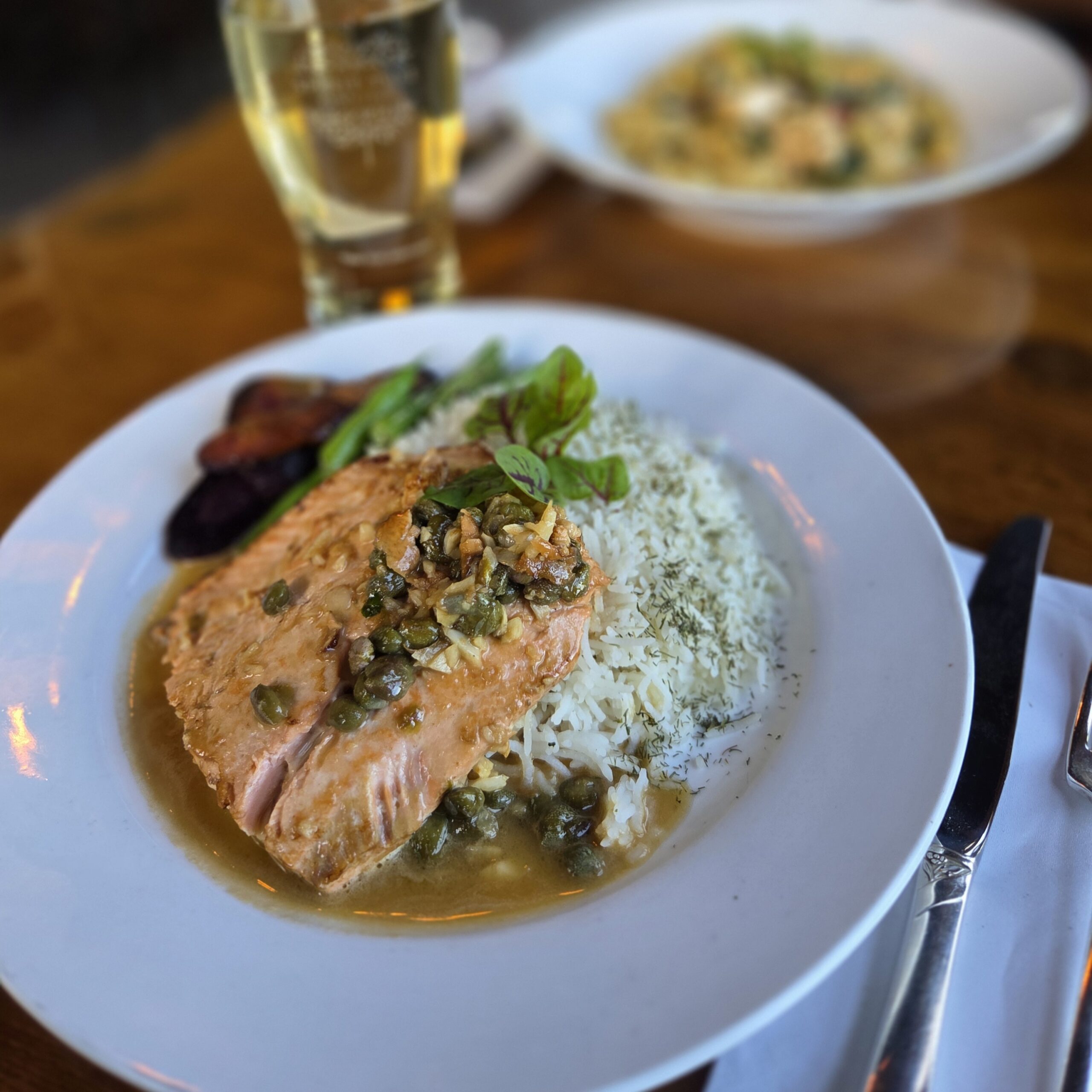 Salmon Piccata